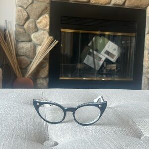 Rare Authentic Vintage Original 60'S LUMAR 653 42¤20 130 Girl Cat Eye Sunglasses